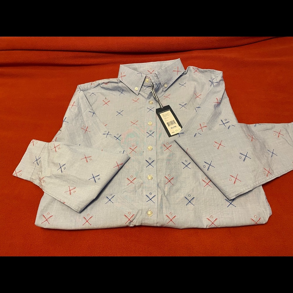 Vineyard Vines Button long sleeve Baseball XL 18
